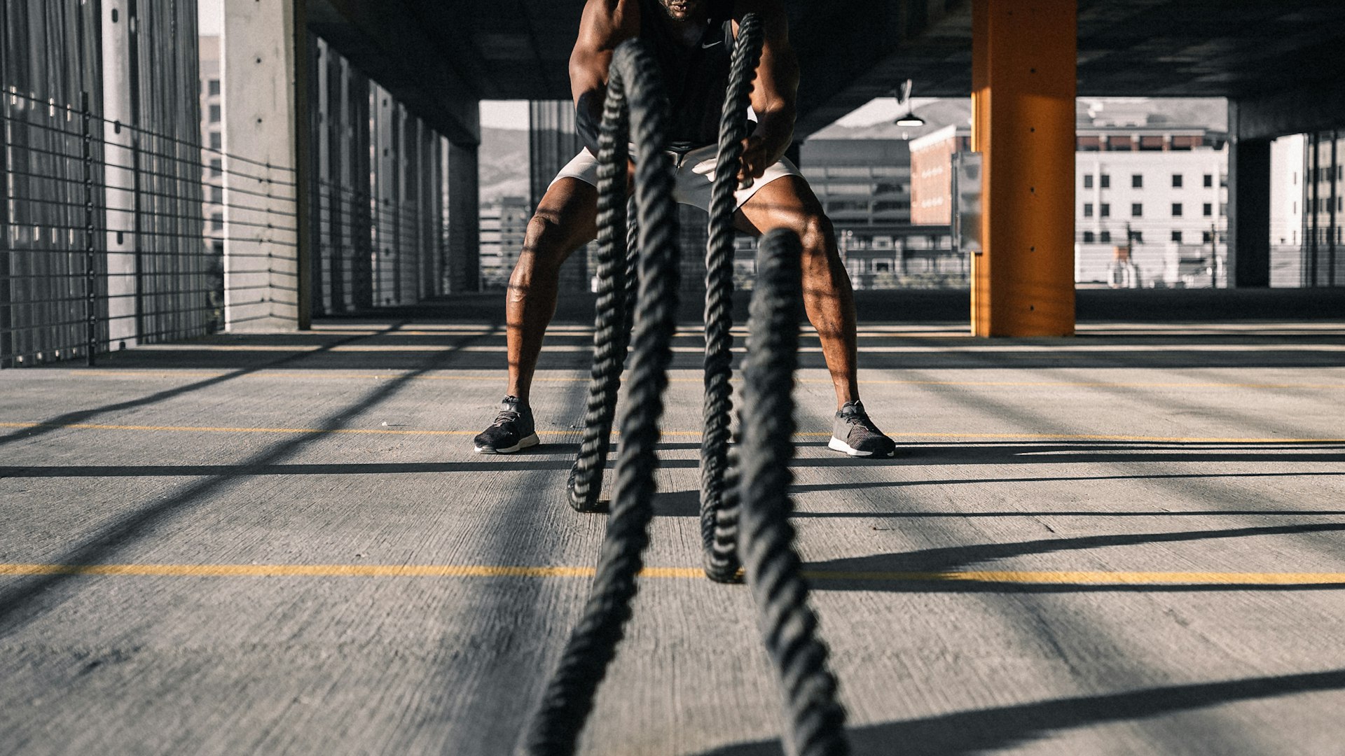 Modern gym with advanced fitness equipment